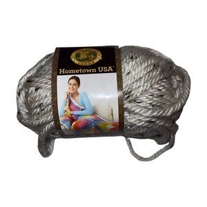 New Lion Brand Hometown USA #302 Aspen Tweed 6 Super Bulky 4 Ounces 64 Yards